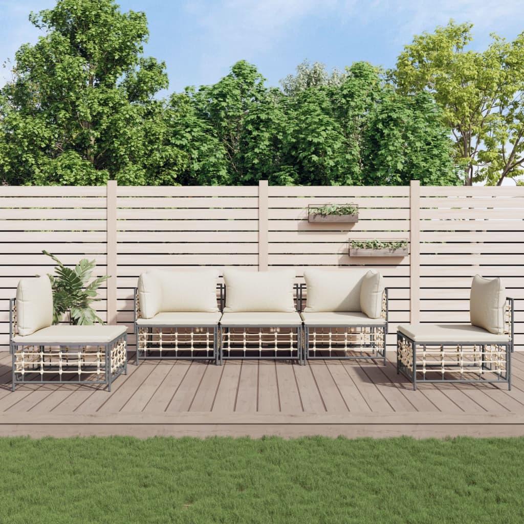 VidaXL Garten lounge set poly-rattan  