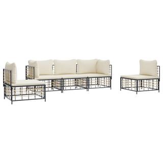 VidaXL Garten lounge set poly-rattan  