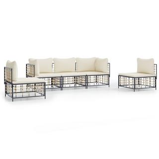 VidaXL Garten lounge set poly-rattan  