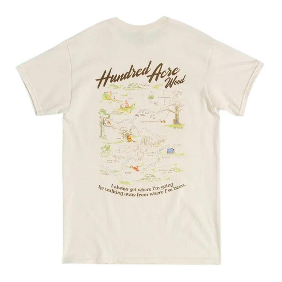 Winnie the Pooh Maglietta Hundred Acre Wood con Stampa Posteriore  