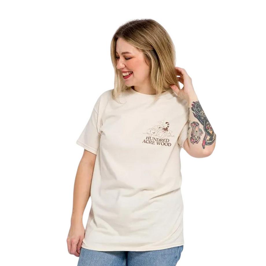 Winnie the Pooh Maglietta Hundred Acre Wood con Stampa Posteriore  