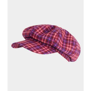 Schicke Ballonmütze im Tartan-Design