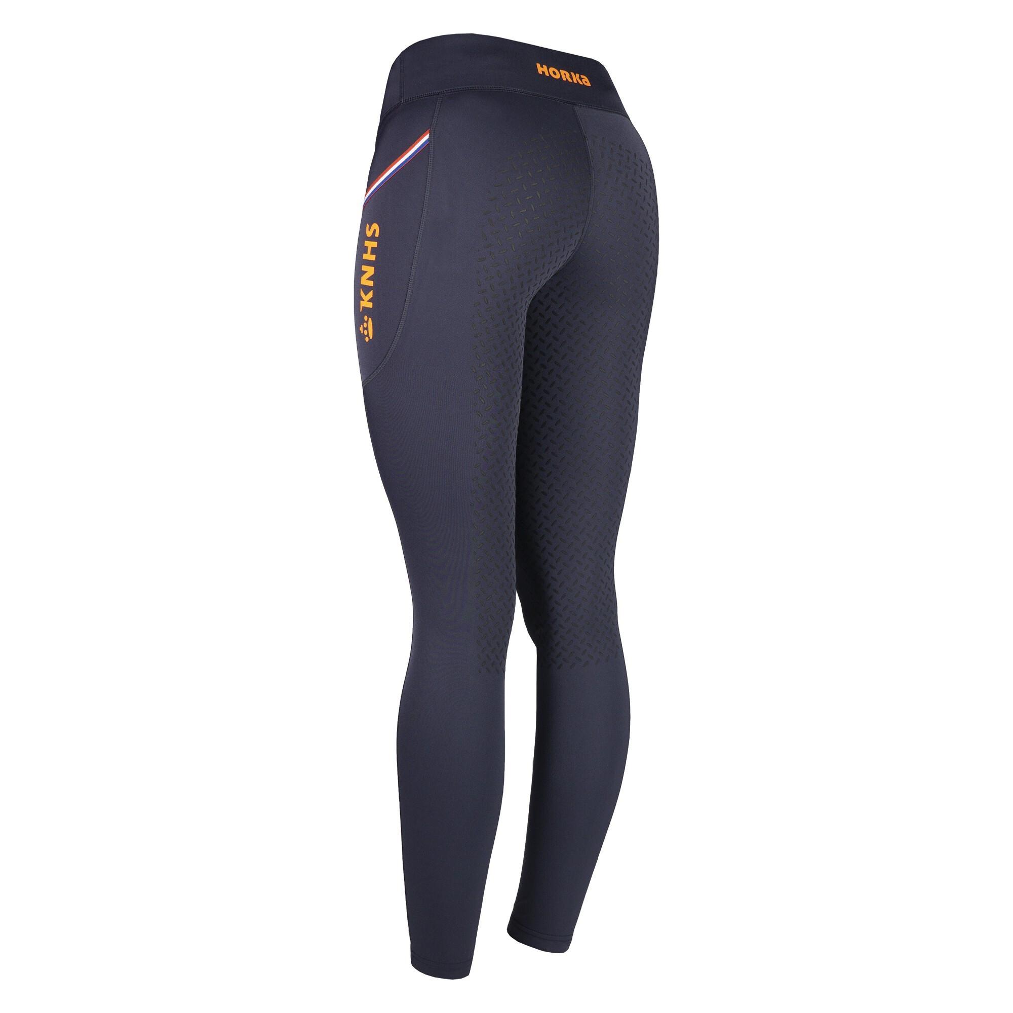 HORKA KNHS Full Grip Leggings da equitazione  