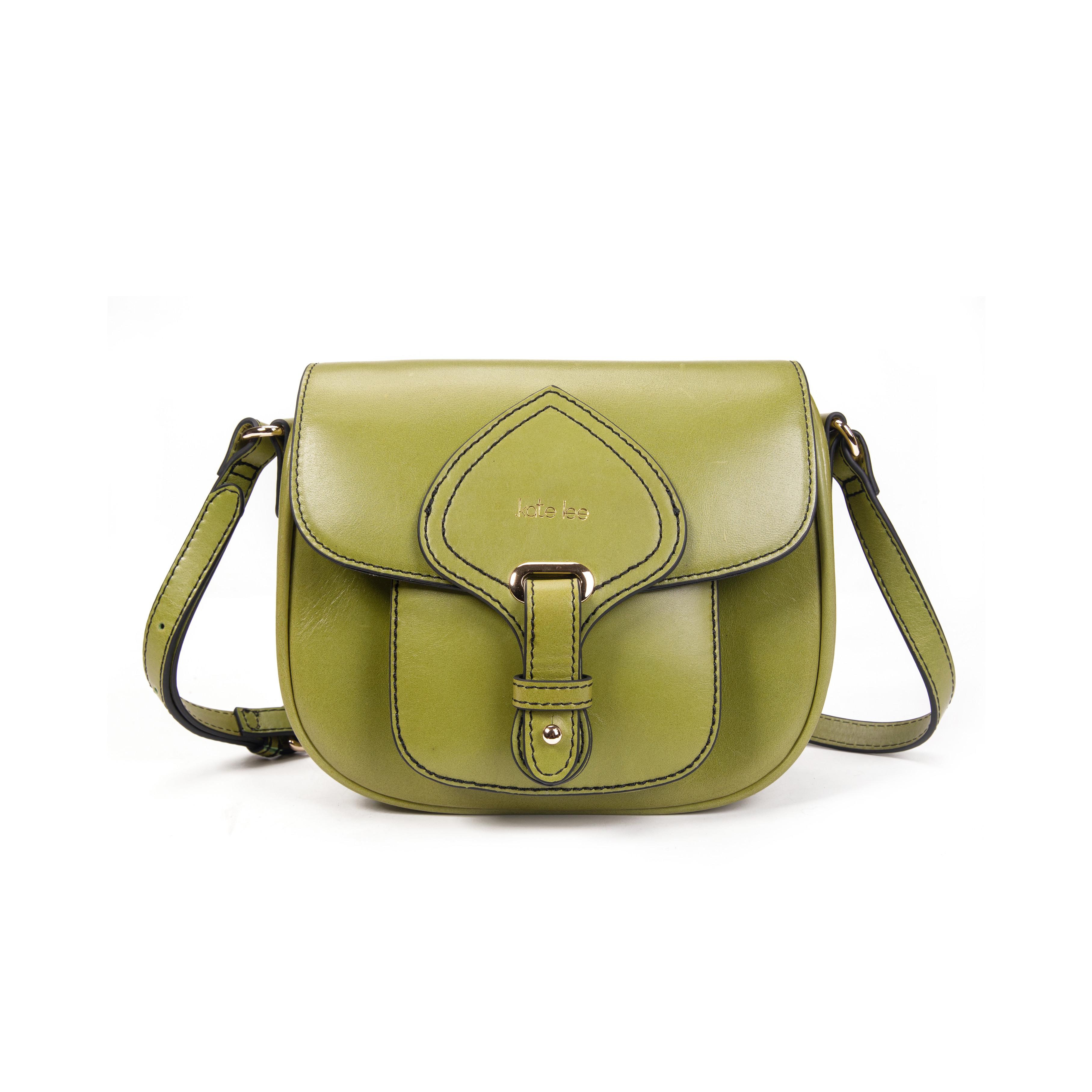 Kate Lee  Sac porté bandoulière New Petite Gibecière Emelyne vert 