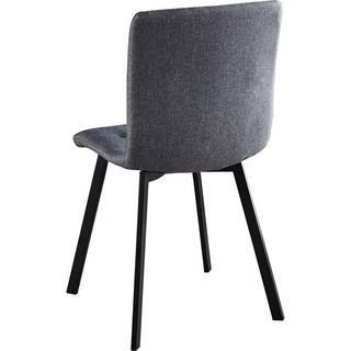 mutoni Chaise de salle à manger Curona gris clair (lot de 2)  