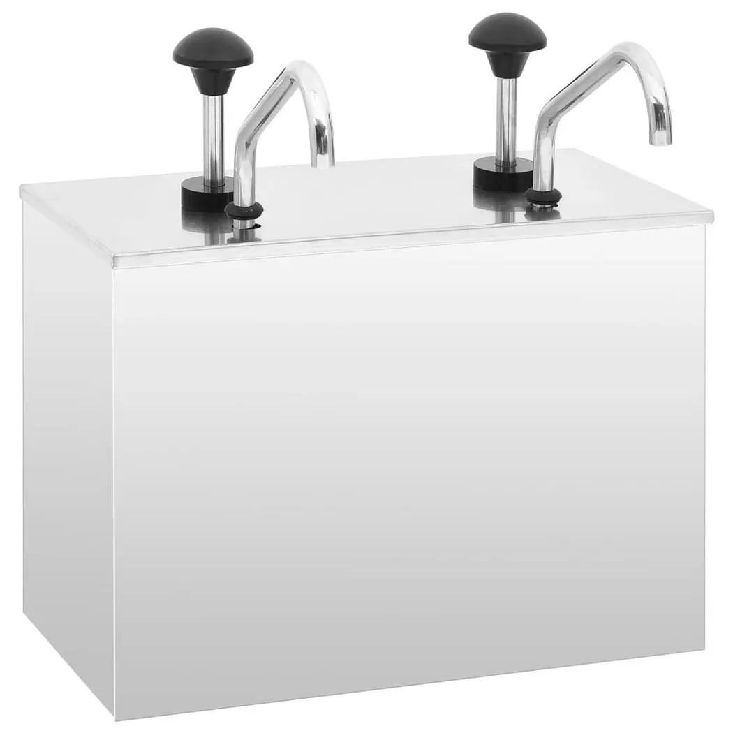VidaXL - Saucen-spender edelstahl stahl, One Size, Silber