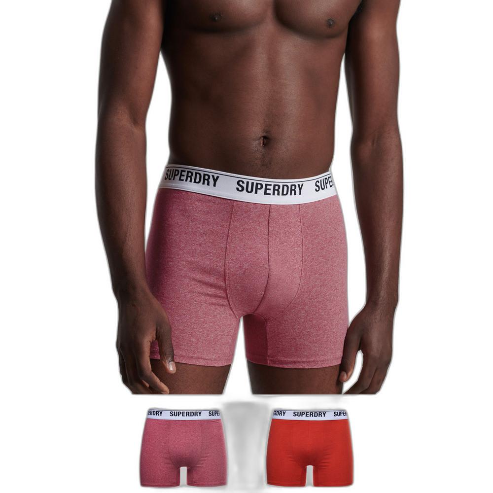 Superdry Boxer Cotone Biologico Confezione da 2  
