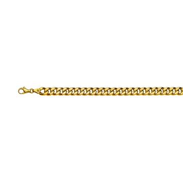 Armband Panzer Gelbgold 750 halbmassiv, 19cm, 8mm