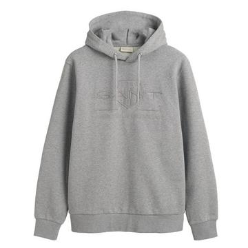 Sweatshirt  Bequem sitzend-REGULAR TONAL SHIELD HOODIE