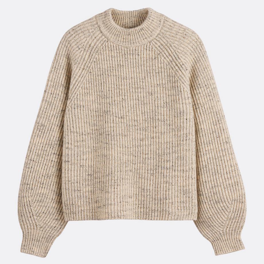 La Redoute Collections Pull col rond grosse maille  