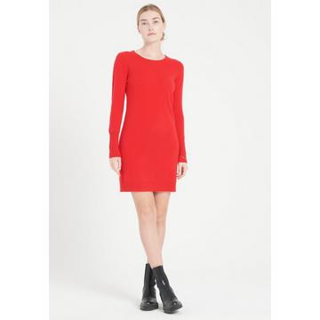 LILLY 12 Kleid mit rundem Halsausschnitt - 100% Kaschmir