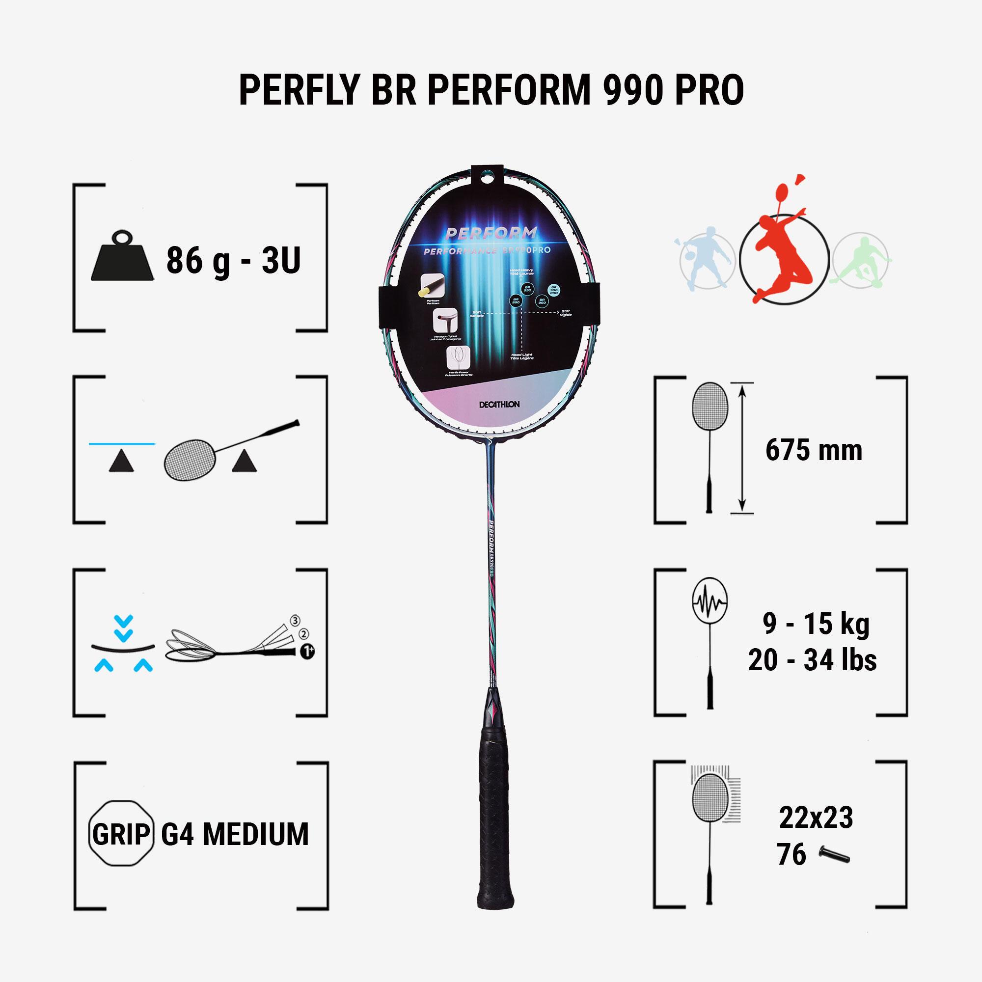 PERFLY  Raquette de badminton - BR Perform 990 Pro 