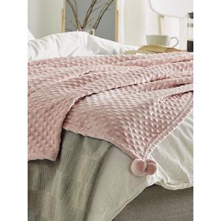 Beliani SAMUR Couverture Douillette Scandinave en Polyester  