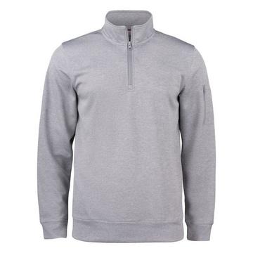 Basic Active Sweatshirt mit kurzem Reißverschluss