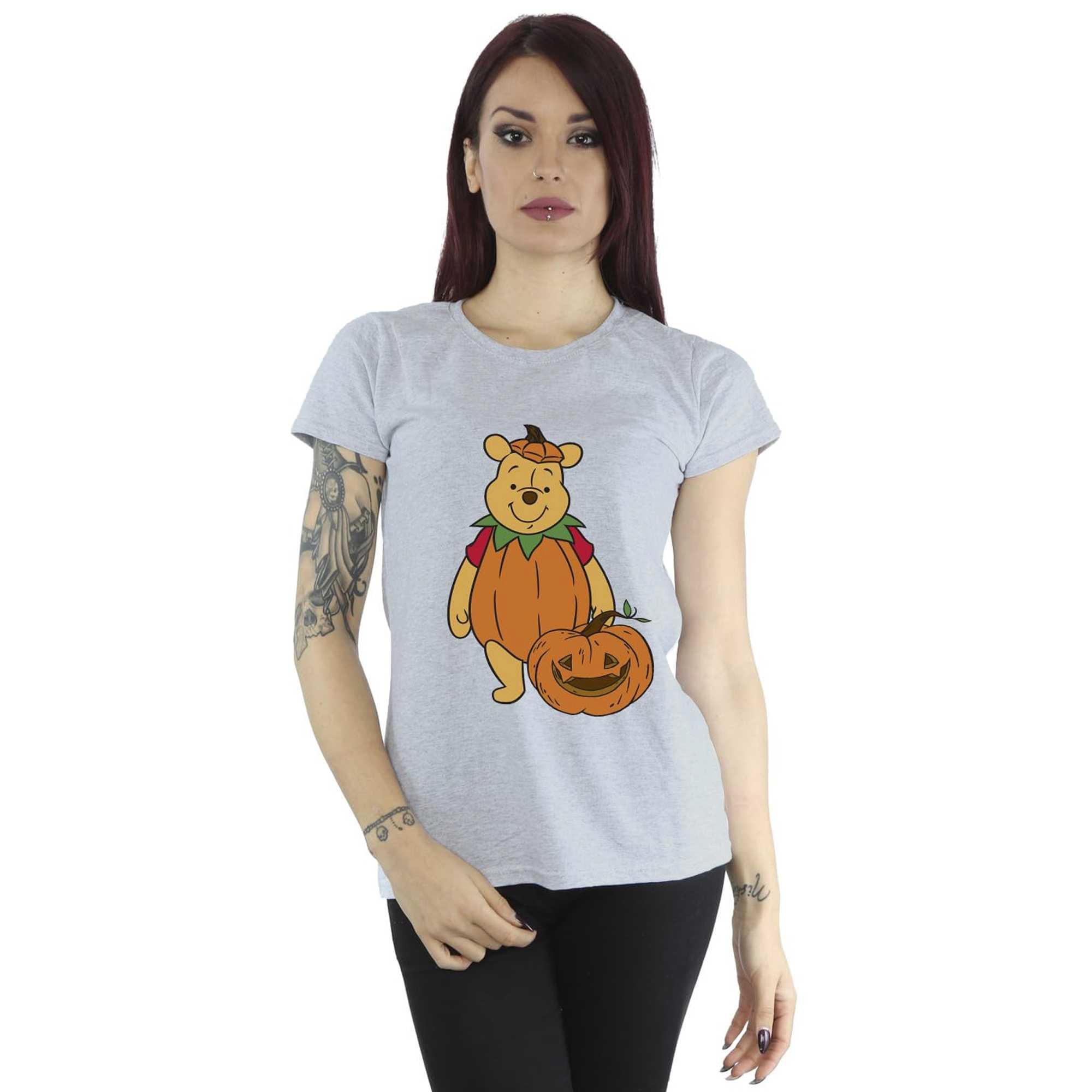 Winnie the Pooh Winnie l'ourson Halloween Citrouille T-Shirt Coupe Cintrée  