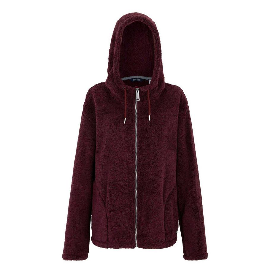Orielle Fleecejacke, Durchgehender Reißverschluss