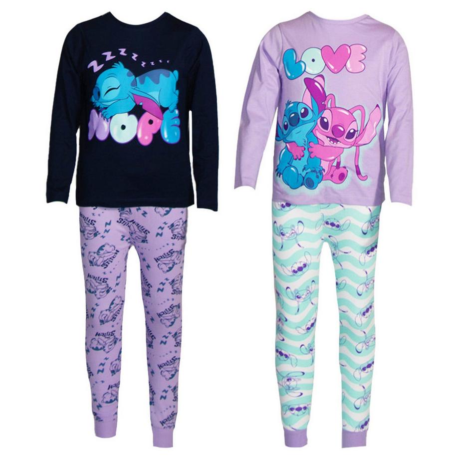 Ensemble De Pyjama Long Motif Angel