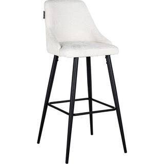 mutoni Chaise de bar Brooke blanche 109 (lot de 2)  