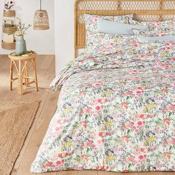 Duvetbezug Colored Field aus Baumwoll-Perkal