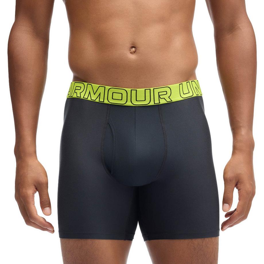 UNDER ARMOUR  Boxer  Paquet de 3 Conforme à la silhouette-UA PERFORMANCE TECH - SOLID 6 IN 3PK 