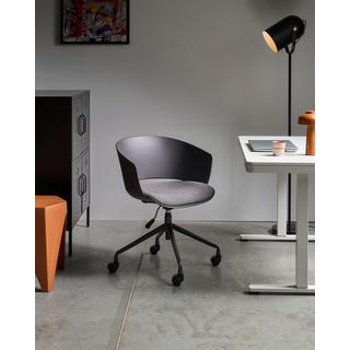 Beliani Sedia da ufficio en Tessuto Moderno GLEEFUL  