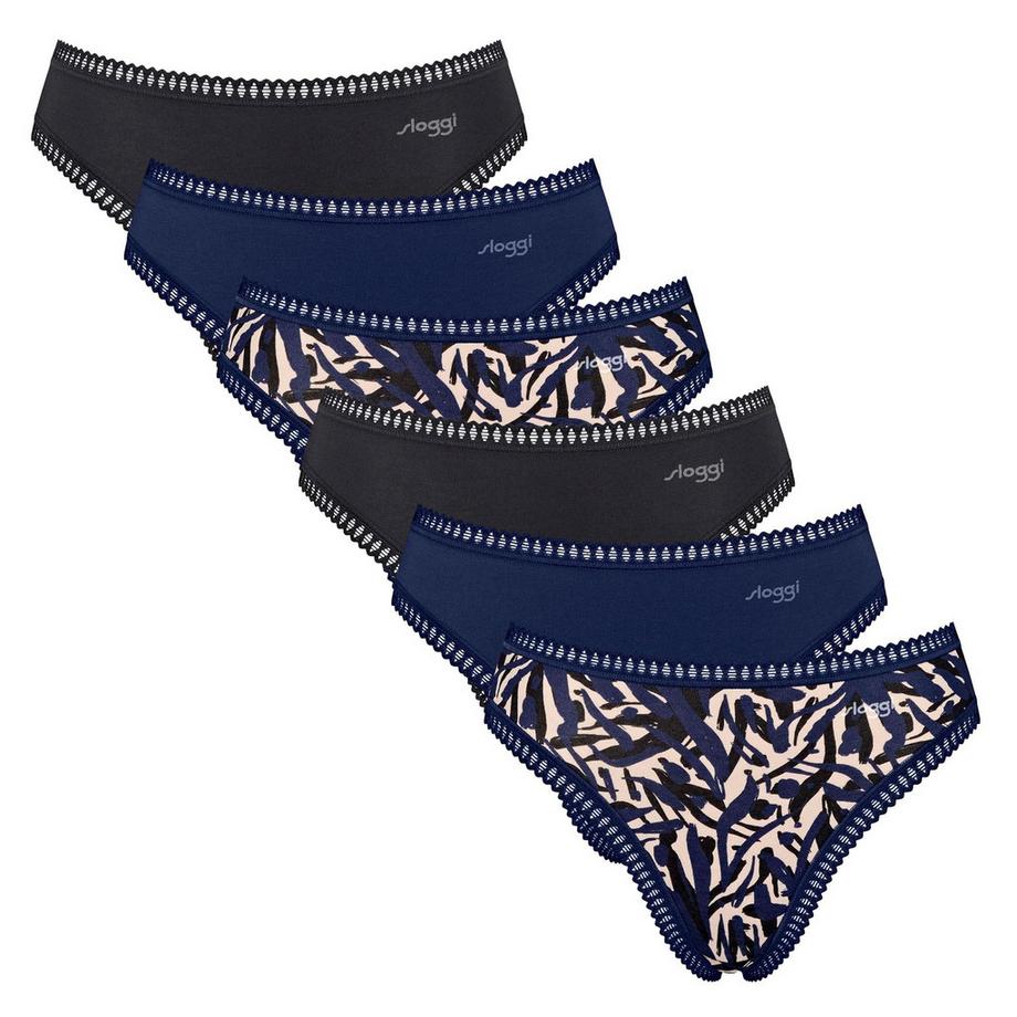 Slip  Pack de 6 Confortable à porter-GO Crush High leg C6P