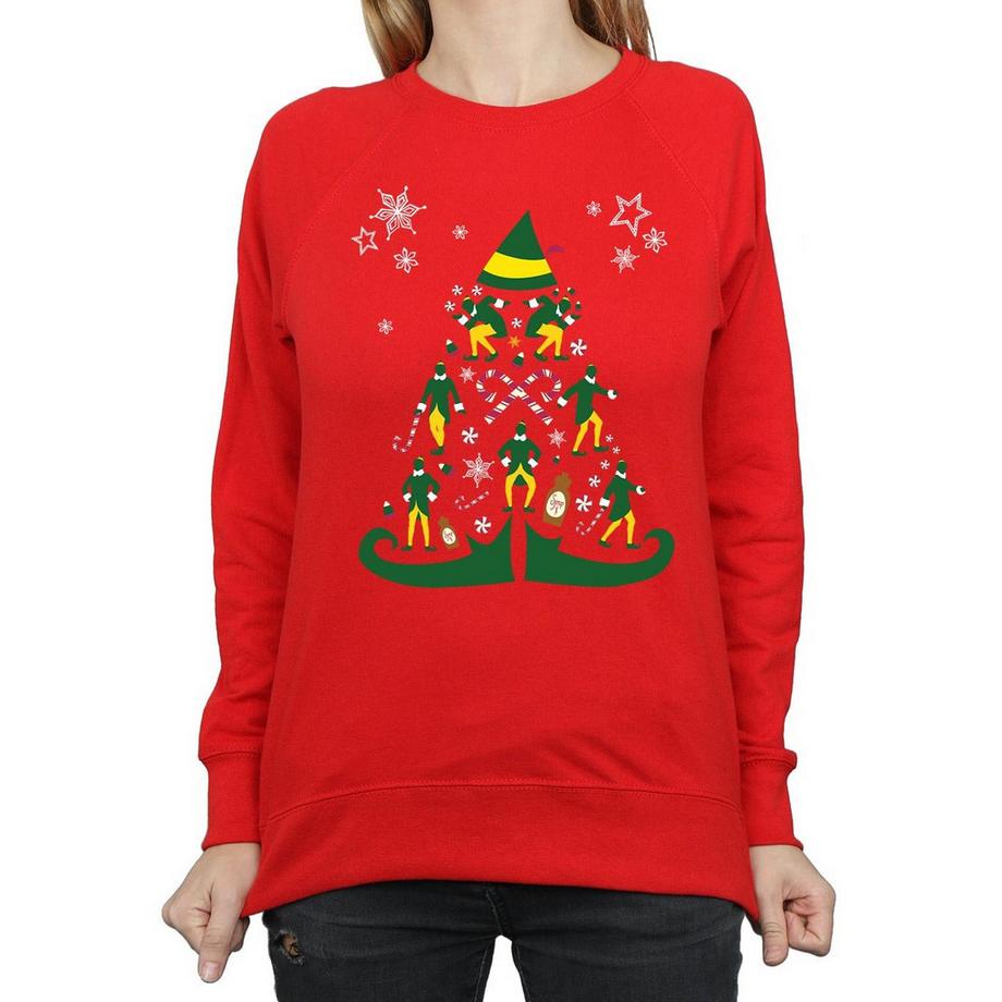 Elf Weihnachtsbaum Sweatshirt  