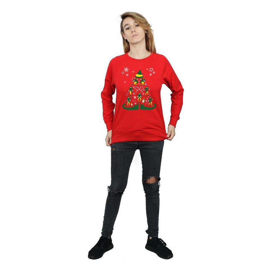Elf Weihnachtsbaum Sweatshirt  