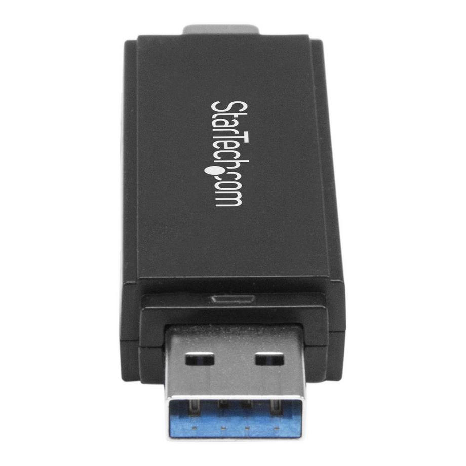 STARTECH  Lettore Schede SD e microSD -Lettore di schede di memoria USB 3.0 compatto - 5 Gbps - Lettore di schede di memoria SD con Adattatore MicroSD 
