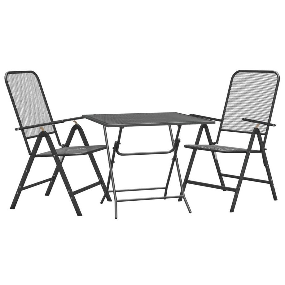 VidaXL set da pranzo per giardino Rete  