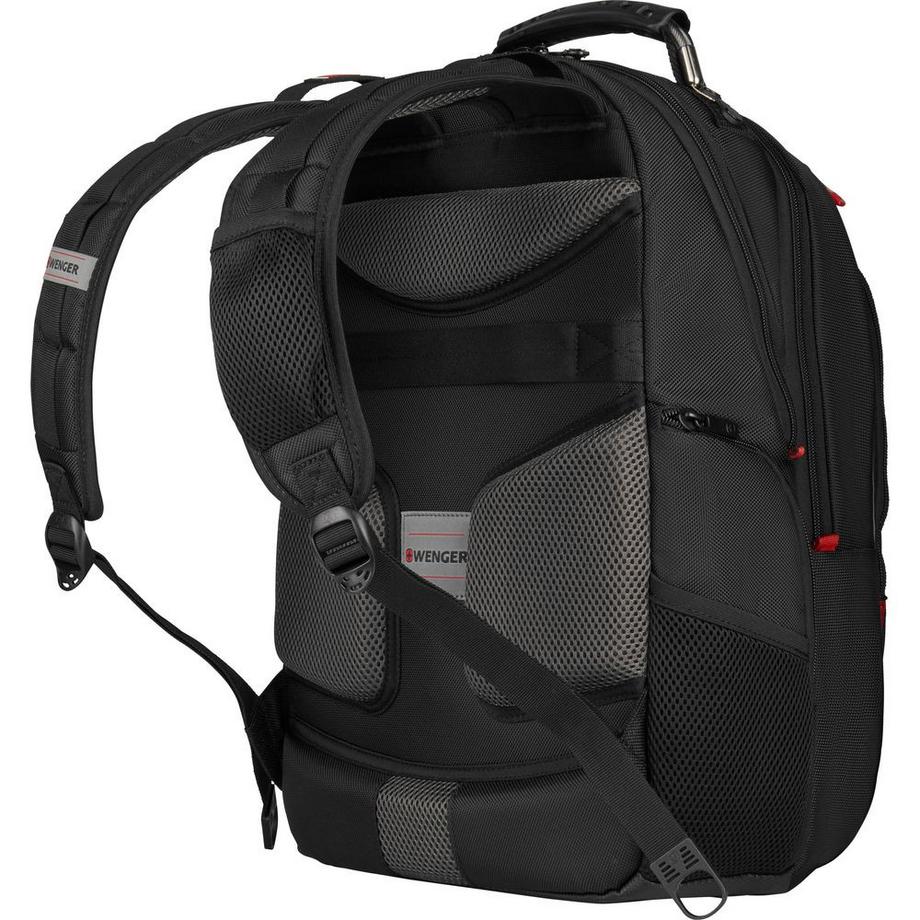 WENGER  Pegasus Deluxe, Ballistic Deluxe 16 Laptop Backpack, Black 