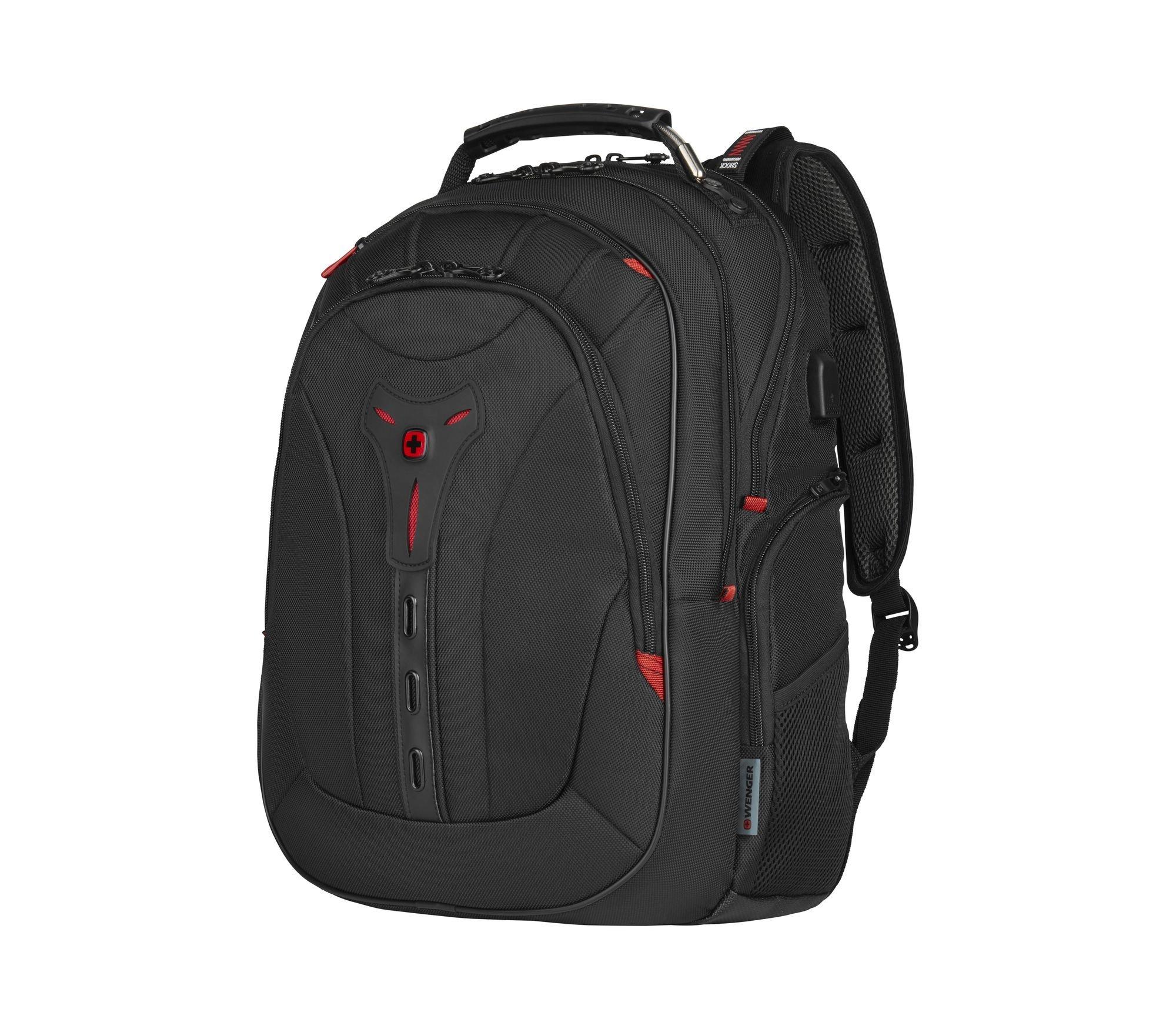 WENGER  Pegasus Deluxe, Ballistic Deluxe 16 Laptop Backpack, Black 