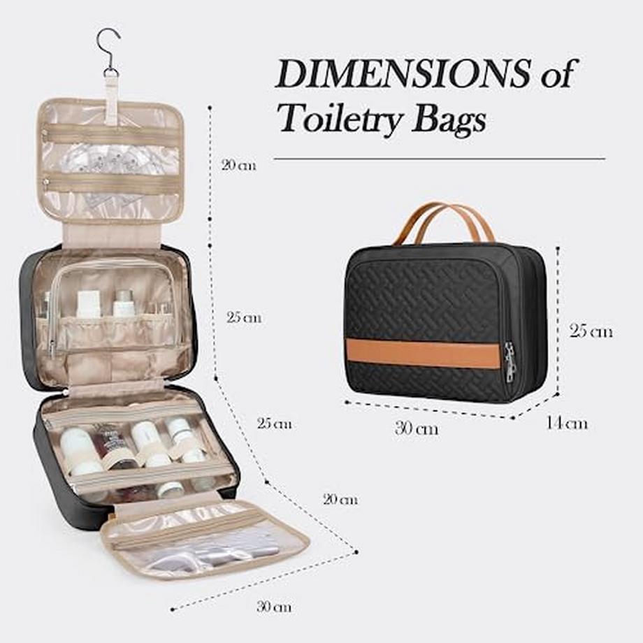 Only-bags.store  Kosmetiktasche zum Aufhängen, wasserdichter Kulturbeutel 