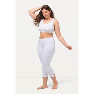 Ulla Popken  Pantalon corsaire longueur 7/8, taille élastique - jusqu'au 68/70 