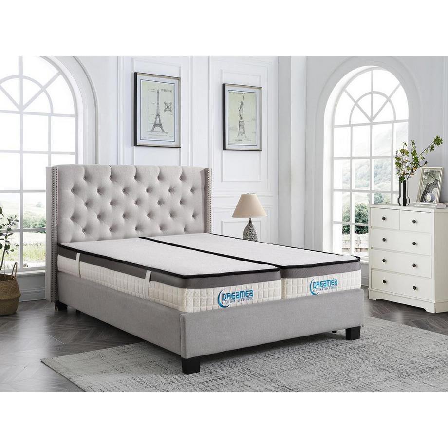 Vente-unique Matelas 90 x 200 cm mousse mémoire de forme ép.19cm - ORTHOMEMORY II de DREAMEA  