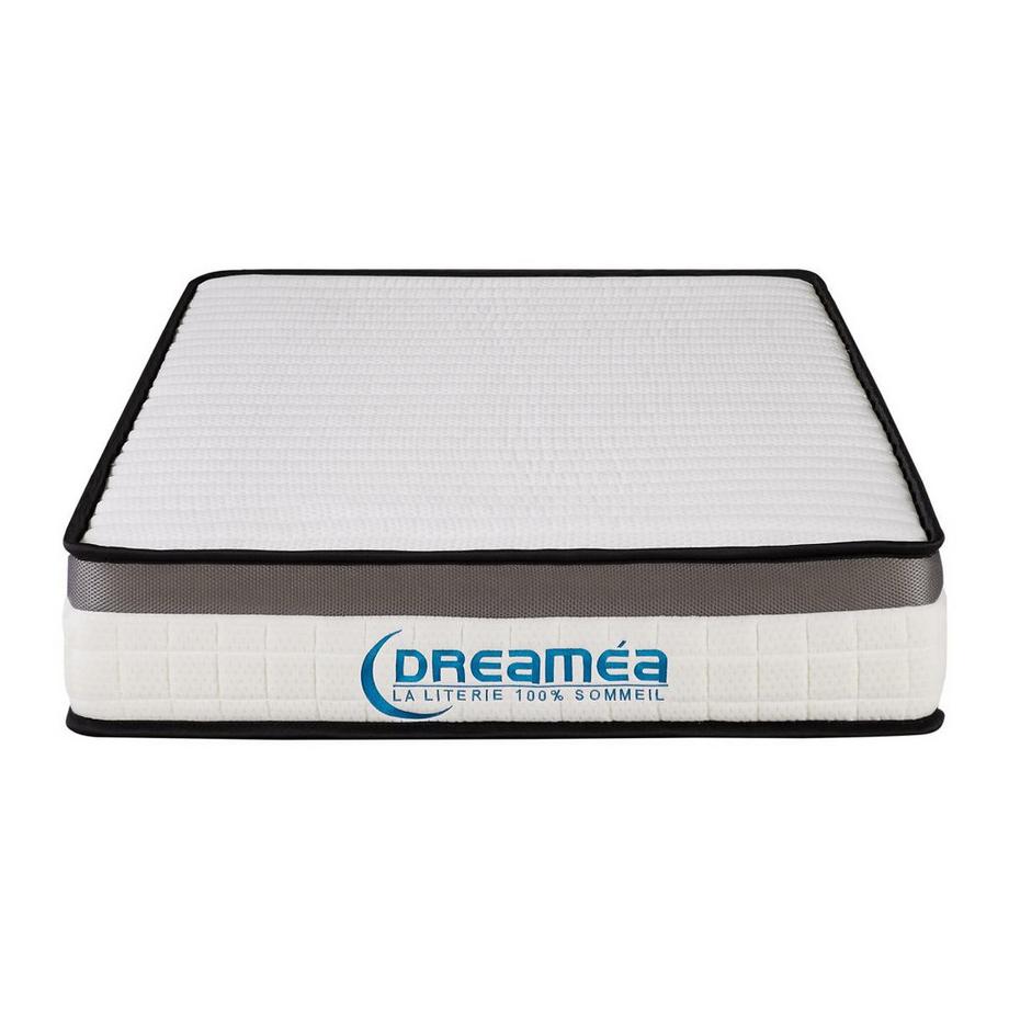 Vente-unique Matelas 90 x 200 cm mousse mémoire de forme ép.19cm - ORTHOMEMORY II de DREAMEA  