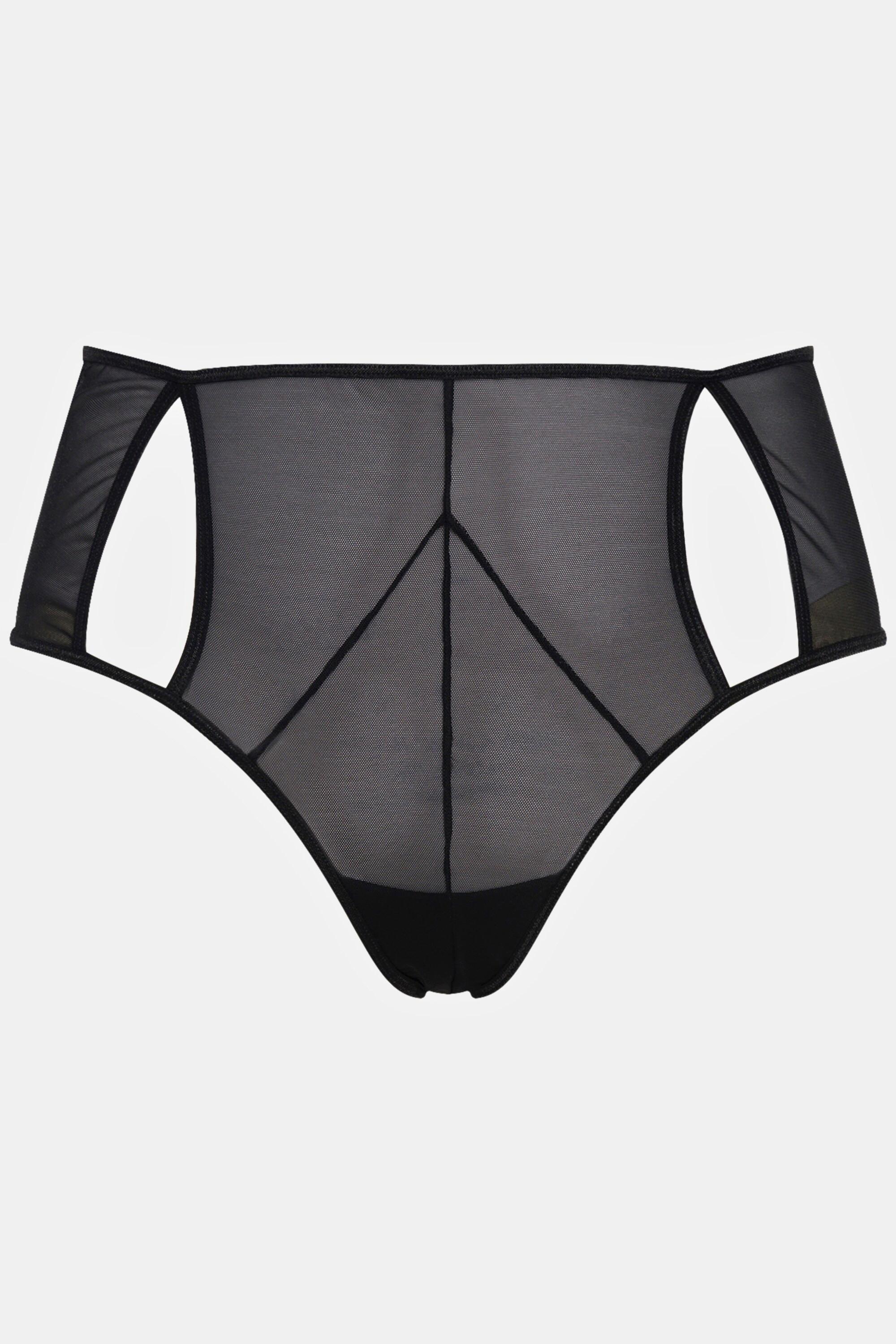 Ulla Popken  Stringpanty, Mesh, Ouvert 