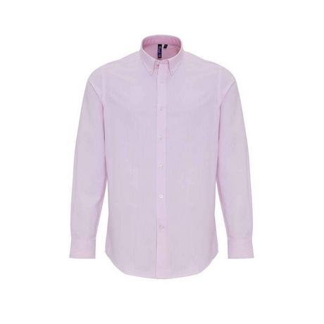 PREMIER Langärmliges Gestreiftes Button Down Hemd  