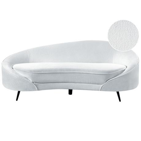 Beliani 3 Sitzer Sofa aus Bouclé Glamourös SAVAR  