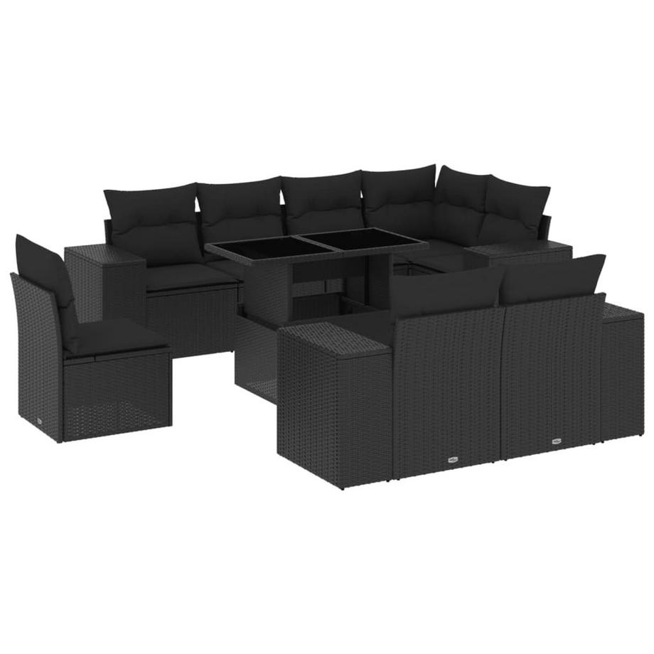 set divano da giardino Polirattan