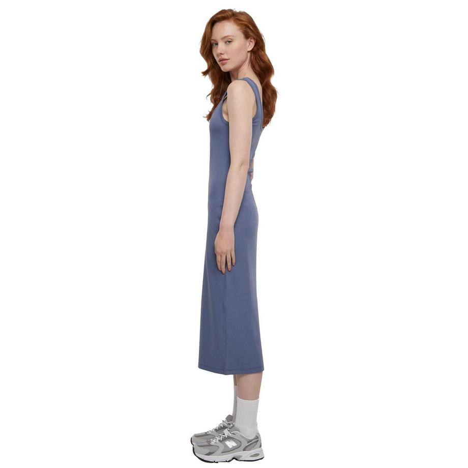 URBAN CLASSICS Robe mi-longue côtelée  
