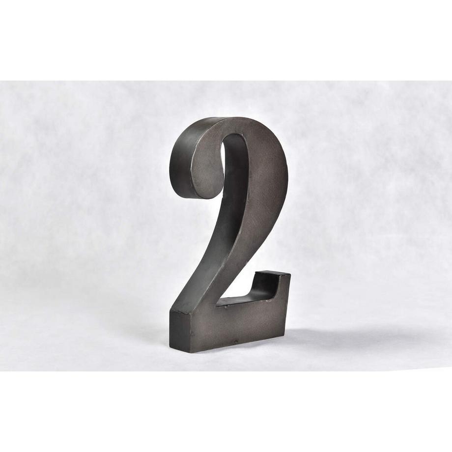 mutoni Chiffre déco "2" acier 31cm  