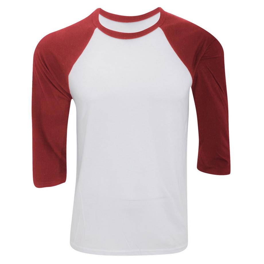 Canvas T-ShirtDe Baseball À Manches 3/4