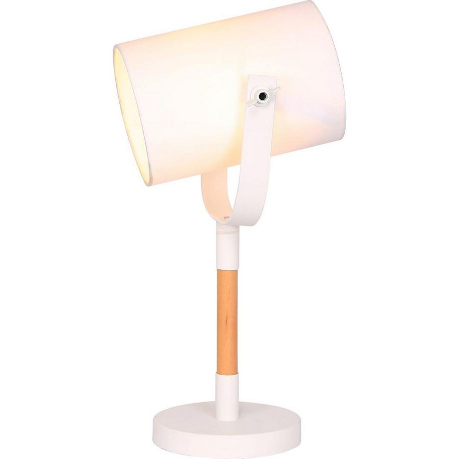 Lampe à poser métal blanc 46