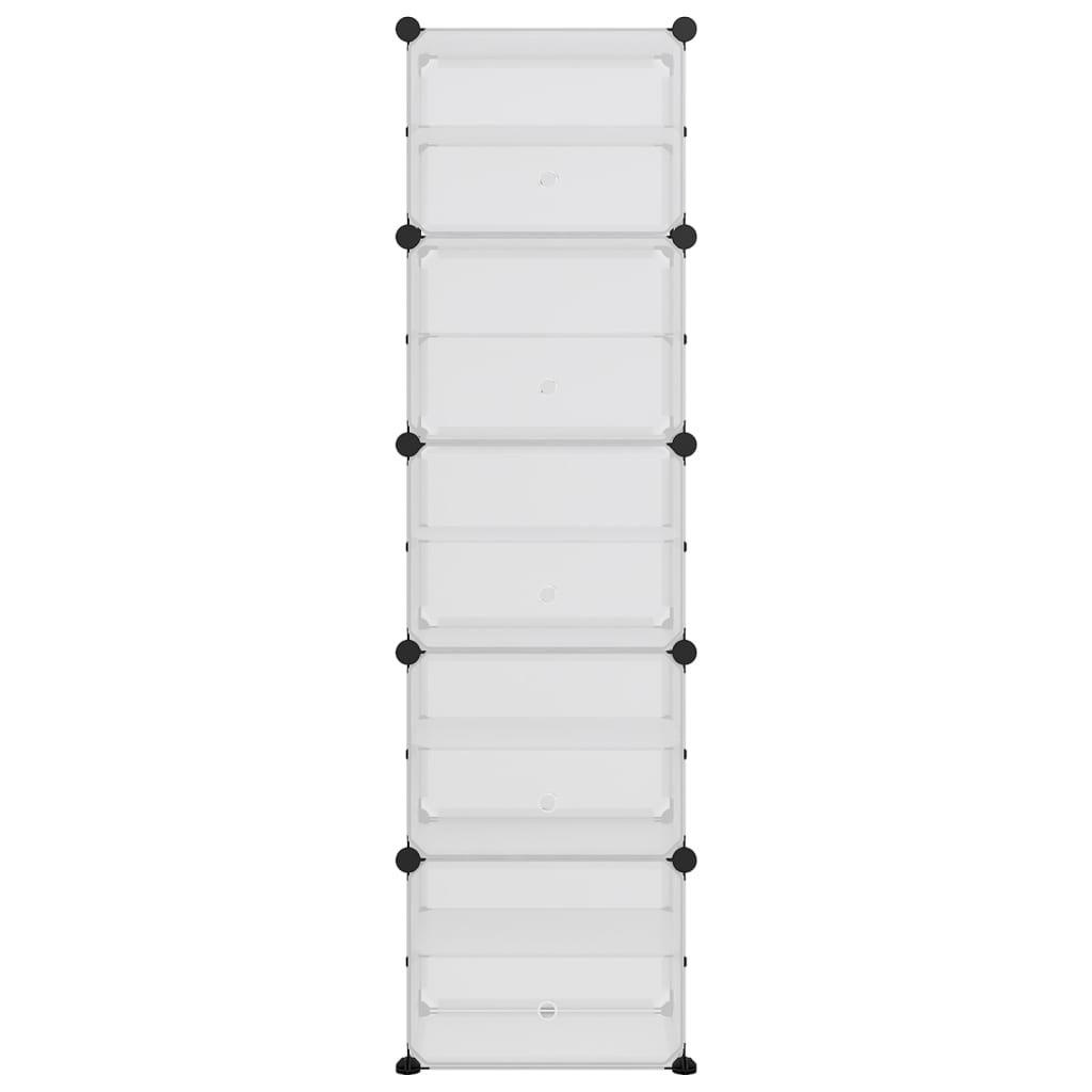 VidaXL Étagère à chaussures polypropylène  