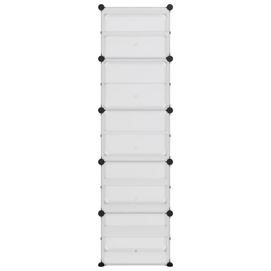 VidaXL Schuhregal polypropylen  