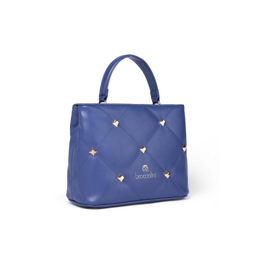 Braccialini Borsa a mano trapuntata con borchie  