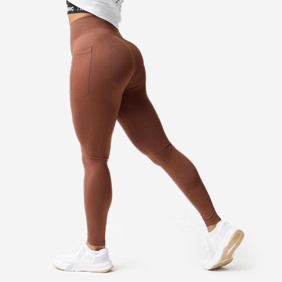 DOMYOS  Legging de sport avec effet push-up et taille haute 