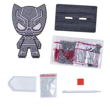 CRAFT Buddy  Bastelset Crystal Art Buddies Black Panther Figur 