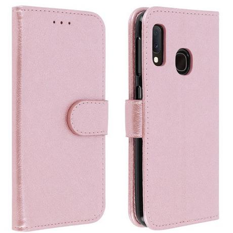 Avizar  Klapphülle Samsung Galaxy A20e Rosegold 